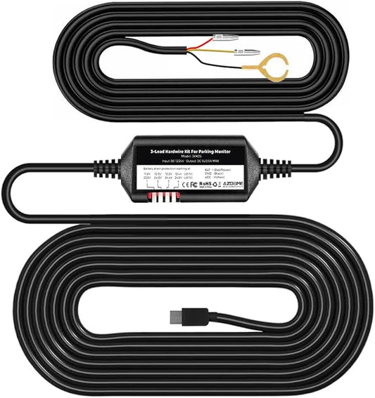 Kit de câblage pour accessoires AZDOME JYX05 à 3 fils avec port Type-C