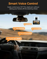 AZDOME M17 Pro dual dash cam