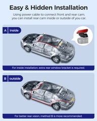 Caméra embarquée AZDOME M550 Max 3CH 4K