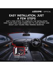 KIT DE CÂBLAGE AZDOME HM03