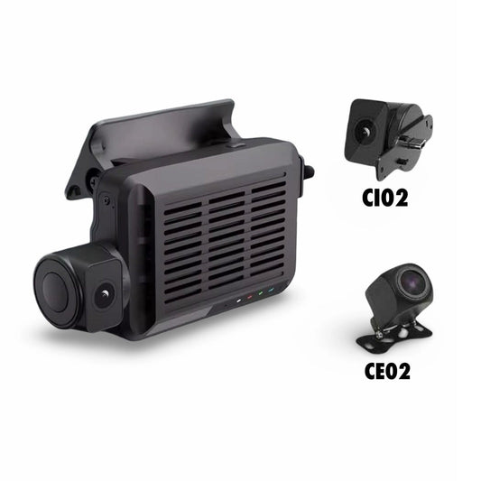 DashKam JC371 AI Fleet Dash Cam with ADAS & DMS | 4G Commercial Vehicle Camera