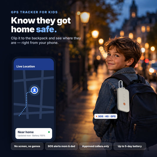 Jimi IoT PL200 Smart 4G Personal GPS Tracker with SOS & Two-Way Calling