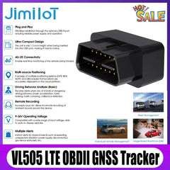 DashKam VL505 GPS Tracker with Audio Detection & Fleet Alerts