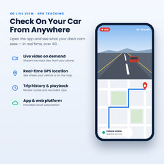 Jimi IoT JC182 4G 2K Smart Dash Camera with GPS, Live Tracking & Parking Monitoring