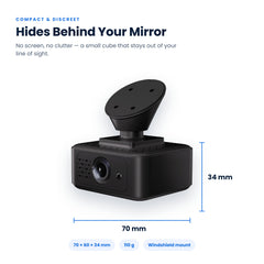 Jimi IoT JC182 4G 2K Smart Dash Camera with GPS, Live Tracking & Parking Monitoring