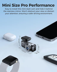 Caméra de tableau de bord avant AZDOME M200