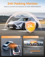 AZDOME M17 Pro 3K Front Rear Dash Cam