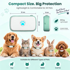 AL600 4G Smart GPS Pet Tracker – Real-Time Tracking, Geofencing & Activity Monitoring