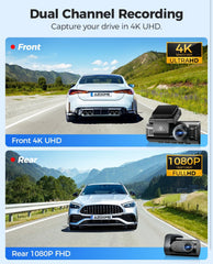 AZDOME M550 Pro 3CH 4K Dash Cam
