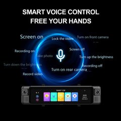 AD-894 4 Channel Dashcam ADAS 4G Car DVR Android Auto Remote Carplay Monitor Rear View Mirror Dash Camera for Cars