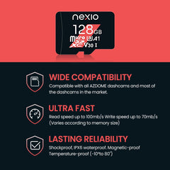 NEXIO High Speed Micro SD/TF card Capacity 128GB