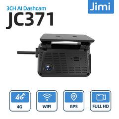 DashKam JC371 AI Fleet Dash Cam with ADAS & DMS | 4G Commercial Vehicle Camera