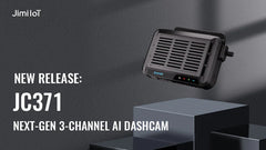 DashKam JC371 AI Fleet Dash Cam with ADAS & DMS | 4G Commercial Vehicle Camera