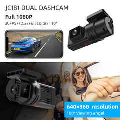 Jimi JC181 4G Dual Dash Cam with Live Streaming, GPS Tracking & Remote Monitoring