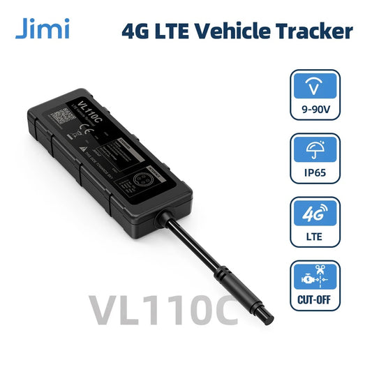 Jimi VL110C 4G LTE Vehicle GPS Tracker With Smart Alert Remote Cut-Off Real-time Tracking Jamming Detection Car